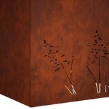  Vrtna saksija 2 kom. Rđa 50 x 30 x 49 cm Otporni čelik | shoptok.hr