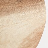 Kave Home Bijeli/u prirodnoj boji stolac od masivnog drva munggura Brocsy – | shoptok.hr