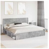 vidaXL Uzglavlje Betonska siva PB - Betonska siva 180 cm | shoptok.hr