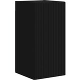 vidaXL TV stenska omara 2 pcs Črna 30 x 31 x 60 cm Konstruiran les | Shoptok.si