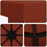 Gazebo 3 x 3 m Terakota Poliester i čelik 190 gsm | Eponuda.ba