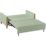 Niels Andersson ZOFA S POSTELJNO FUNKCIJO, barve bukve, svetlo zelena les, tekstil | Shoptok.si