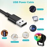 URAQT 2x LED disco krogla z daljincem in priseskom | Shoptok.si