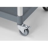 Amer Box Polipropilenska servisna kolica sa 3 police velika, Uključuje bočne panele, 1010x500x(H)960mm | Eponuda.com