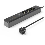 Hama Distributer 3 uticnice, 2xUSB-C/1xUSB-A 100W, PD prekidac, 1.4m, crn u