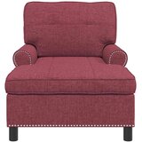  Ležaljka s jastukom Vinska crvena 91 x 157 x 91 cm tkanina | Eponuda.com