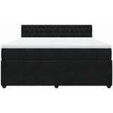  Krevet s oprugama i madracem crni 180x200 cm baršunasti | shoptok.hr