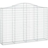  Lučne gabionske košare 7 kom 200x30x40/60 cm pocinčano željezo | shoptok.hr