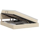  s madracem i skladištem Krem 140 x 190 cm Baršun | shoptok.hr