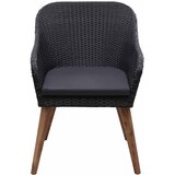  5-dijelni vrtni blagovaonski set crni | shoptok.hr