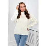 Kesi Sweater pulled over the head in diamond ecru | ePonuda.com