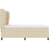 s opruga kutije s uzglavljem Krema 140 x 200 cm tkanina | shoptok.hr
