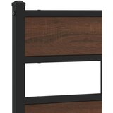  Okvir kreveta bez madraca s uzglavljem boja hrasta 183x213 cm | Eponuda.com