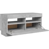 vidaXL TV ormarić s LED svjetlima siva boja betona 80x35x40 cm | shoptok.hr