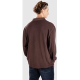 Carhartt WIP Waffle Rugby Polo majica palisander / garment dyed Slike
