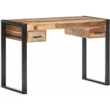  Radni stol 110x50x76 cm od masivnog drva s obradom od šišama