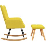  Stolica za ljuljanje od tkanine sa stolcem boja senfa | shoptok.hr
