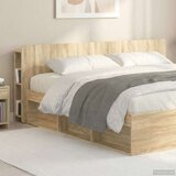  Glava kreveta s ormarićem Hrast sonoma Konstruirano drvo - Hrast sonoma 180 cm | shoptok.hr
