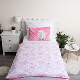 Jerry Fabrics Ružičasta pamučna dječja posteljina za dječji krevetić 100x135 cm Marie Cat – | shoptok.hr