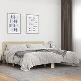 Furnova Posteljni okvir sonoma hrast 180x200 cm inž. les in kovina, (21944211) | Shoptok.si