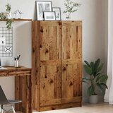 vidaXL Knjižna omara starinski les 82,5x30,5x150 cm inženirski les | Shoptok.si