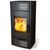 Lokaterm kaminska peč na drva valvasor b/ii 8 kw - bel marmor | Shoptok.si