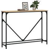  Konzolni stol boja hrasta 102 x 22,5 x 75 cm konstruirano drvo | Eponuda.com
