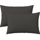  Presvlaka za jastuk 2 kom. HEERLEN Tamnosiva 40 x 60 cm Tkanina | shoptok.hr