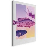  Slika - Fish in Pastels - Stylized Fish Against Gradient Shapes 40x60 Standard | shoptok.hr