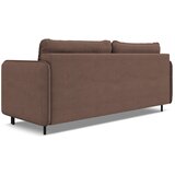 Makamii Ružičasta sklopiva/s prostorom za odlaganje sofa 226 cm Luana – | shoptok.hr