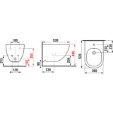 Jika Mio White bide konzolni sa rupom za bateriju 36x53x34 8.3171.2.000.302.1 | ePonuda.com