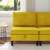 SOFA s pohranom Žuta Baršun | Eponuda.com