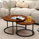  Set okruglih stolića za dnevni boravak 3u1 Compact - 51cm 40cm 30cm | shoptok.hr