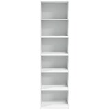  Visoka komoda bijela 50 x 41 x 185 cm od konstruiranog drva | shoptok.hr