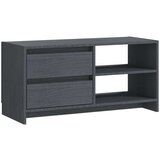 vidaXL TV ormarić sivi 80 x 31 x 39 cm od masivne borovine | shoptok.hr