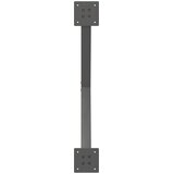  Noge za klub stolić u obliku slova X, 2 kom, antracit, 70 x (30-31) cm, čelik | shoptok.hr
