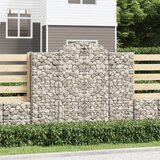 vidaXL Obokane gabion košare 5 kosov 200x50x160/180cm pocinkano železo Cene