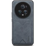 INORCO DENIOR za Honor Magic5 PU usnje+TPU telefonska torbica, držalo za kartice, zaščitni pokrov na stojalu, (22034269) | Shoptok.si