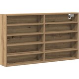 vidaXL Vitrina Kabinet Artisan Oreh 100x15x58 cm Inženirski Les | Shoptok.si