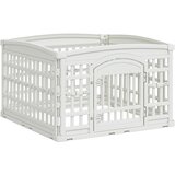  Igraonica za pse s 4 panela Bijela 91 x 91 x 58 cm Plastika | Eponuda.ba