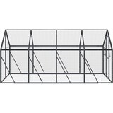  Kavez za ptice antracit 1,79x4x1,85 m aluminijski | shoptok.hr