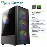 PCPLUS Gamer Ryzen 5 7600 16GB 1TB SSD RTX 5060 8GB gaming namizni računalnik | Shoptok.si