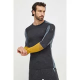 Smartwool Funkcionalna majica z dolgimi rokavi Intraknit Thermal Merino siva barva