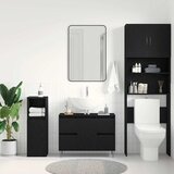  Kupaonski ormarić za sudoper Crni hrast 80 x 33 x 60 cm | shoptok.hr