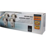 Home Solarna vrtna LED lampa, metalna, set 4 komada, 200 mAh - MX 807/4 | shoptok.hr