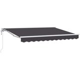  Okvir tende Antracit 250 x 200 cm Poliester s PU premazom | Eponuda.com