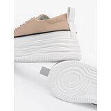 Shelvt Beige platform sneakers | Shoptok.si
