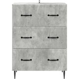  Ormar s ladicama Betonska siva 66 x 34,5 x 89,5 cm | shoptok.hr