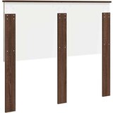  Uzglavlje s uzglavljem Smeđi hrast 135 cm Konstruirano drvo | shoptok.hr