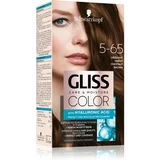 Schwarzkopf Gliss Color permanentna barva za lase odtenek 5-65 Chestnut Brown 1 kos